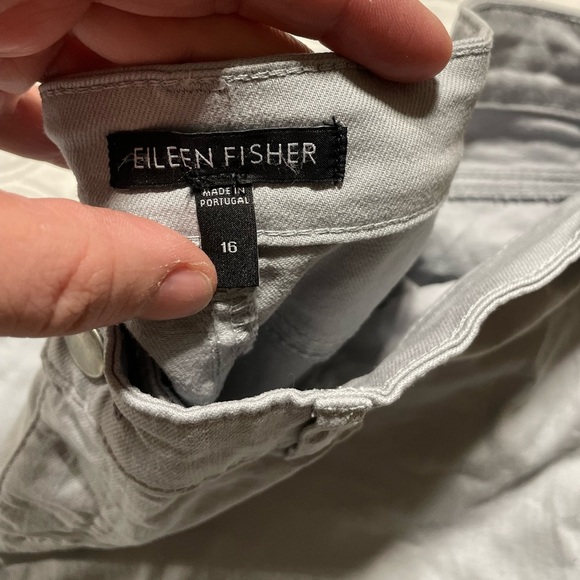 EILEEN FISHER- Organic Cotton Denim Slim Jean - Picture 4 of 5